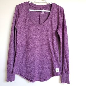 🔥2/$16 - Roots purple long sleeve shirt sz medium